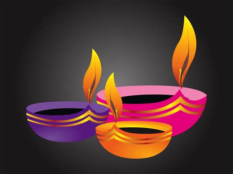Diwali Lamps Vector Art & Graphics | freevector.com