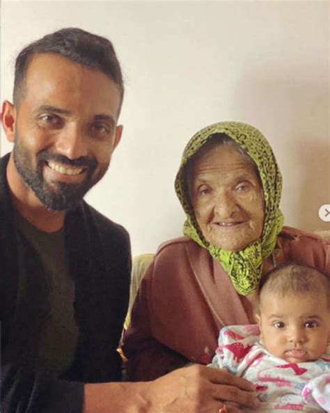 Ajinkya Rahane Family - Indias Mr. Dependable Ajinkya Rahane Greeted By ...