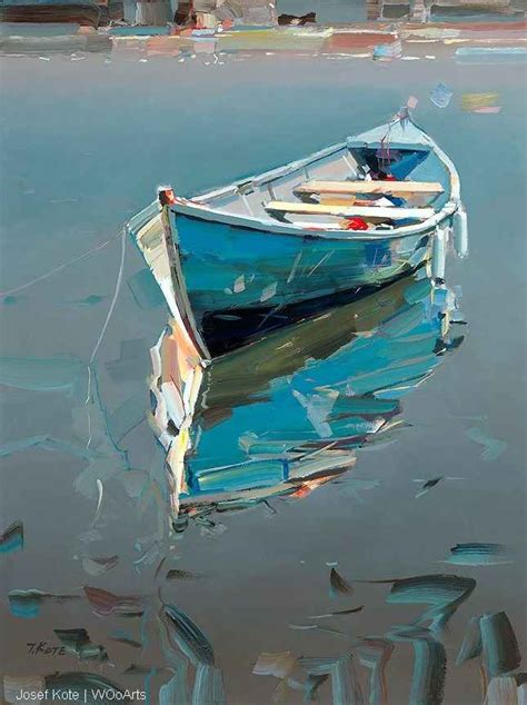 josef-kote-paintings-wooarts-11 | Sailboat painting, Boat art, Boat ...