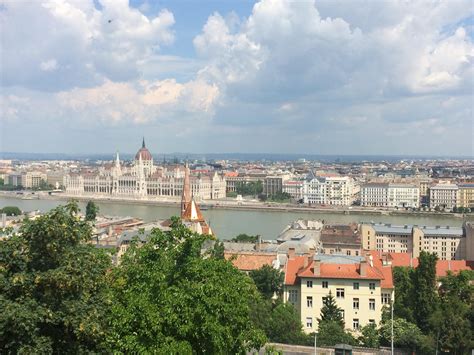 Overlooking the Danube and Budapest. Taken with Iphone 5c. [OC ...