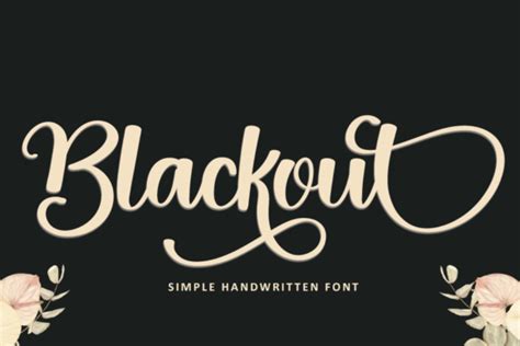 Blackout Font - Font Canyon