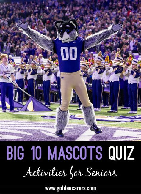 Big 10 Mascots Quiz