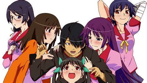 Monogatari Series: Iconic Characters HD Wallpaper