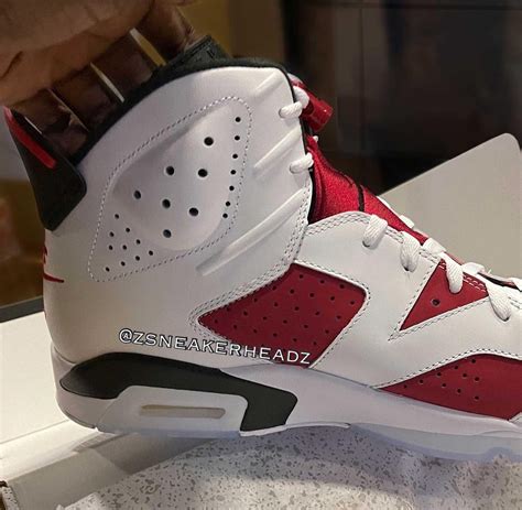 Air Jordan 6 Carmine 2021 Release Date CT8529-106 - SBD