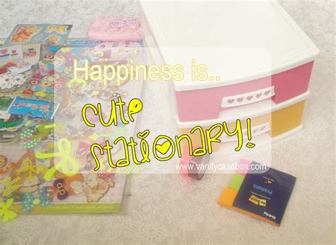 Cute Stationary Haul – VanityCaseBox