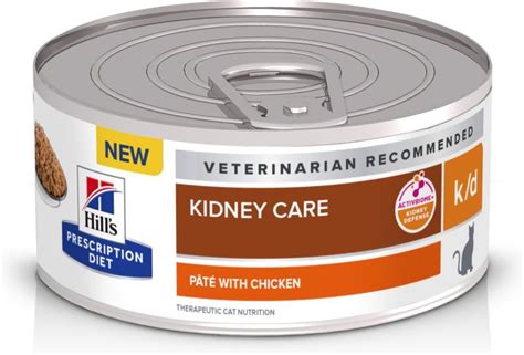 HILL'S PRESCRIPTION DIET k/d Kidney Care with Chicken Wet Cat Food, 5.5-oz, case of 24 - Chewy.com