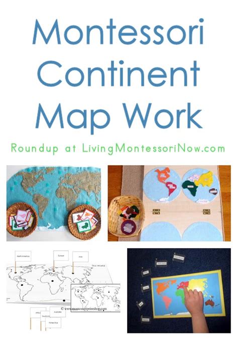 Montessori Continent Map Work