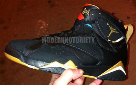 Air Jordan VII 'Gold Medal' Sample - SneakerNews.com