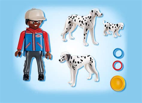 Playmobil Dog Breeds - Dalmatians with Puppy - - Fat Brain Toys