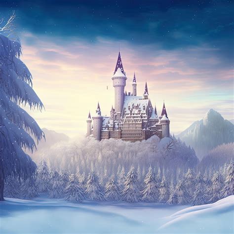 Disney Frozen Winter Scene Pretty