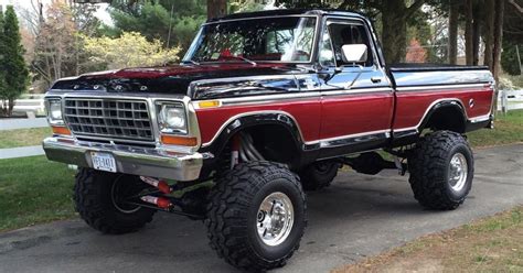 1979 Ford F-150 4x4 Candy Apple & Jet Black | Ford Daily Trucks