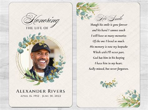 Memorial Card - 2113 - DisciplePress - Memorial & Funeral Printing