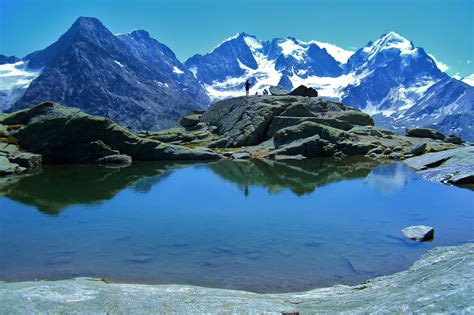 piz bernina Foto & Bild | landschaft, berge, gipfel und grate Bilder ...