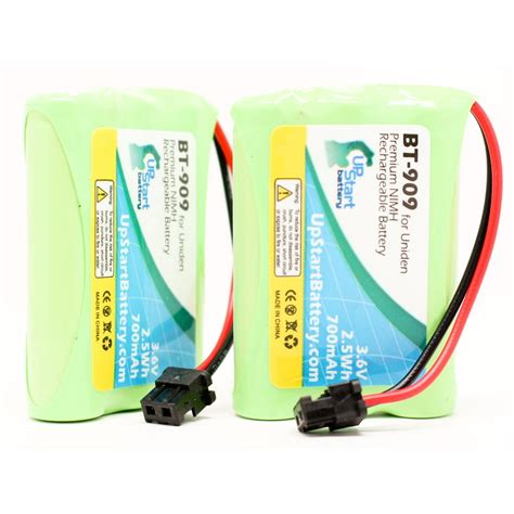 2x Pack - Uniden BT909 Battery - Replacement for Uniden Cordless Phone ...