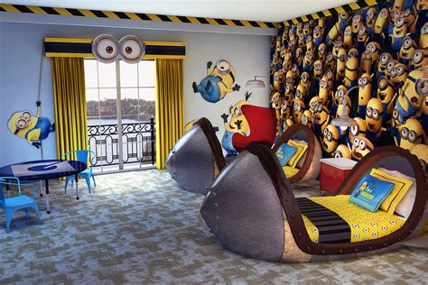 Despicable Me Themed Hotel Rooms at Universal Orlando