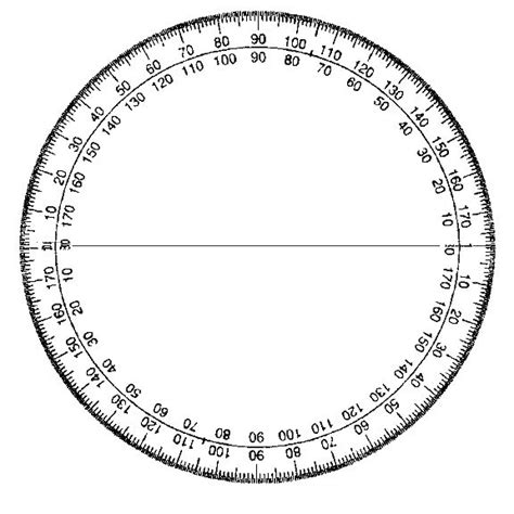 Free Printable Protractor 360, Download Free Clip Art, Free Clip Art on ...