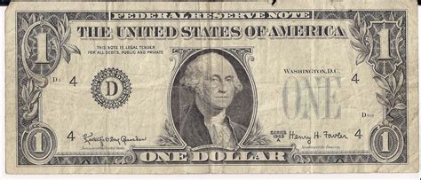 One Dollar Bill With No Treasury Mark Or Serial Number | Coin Talk