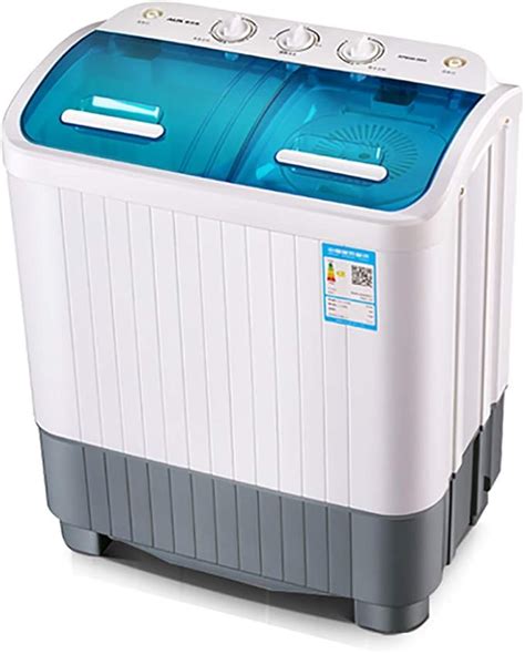 Portable Mini Twin Tub Washing Machine Washer and Spin Dryer Combo Compact for Camping Dorms ...