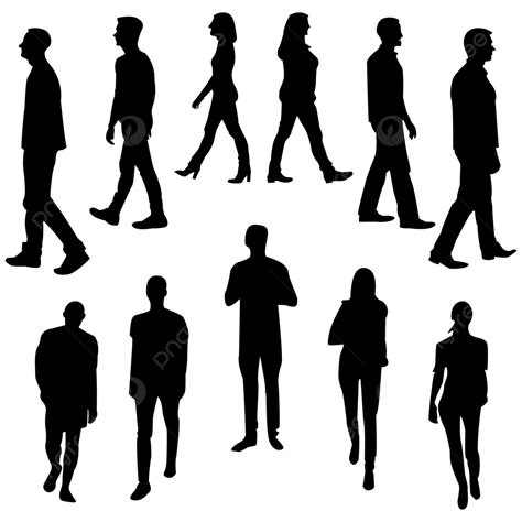 People Silhouettes PNG, Vector, PSD, and Clipart With Transparent Background for Free Download ...