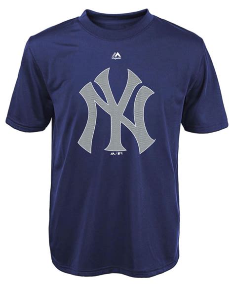 Majestic Kids' New York Yankees Flat Skills Test T-Shirt in Blue for Men (Navy) | Lyst