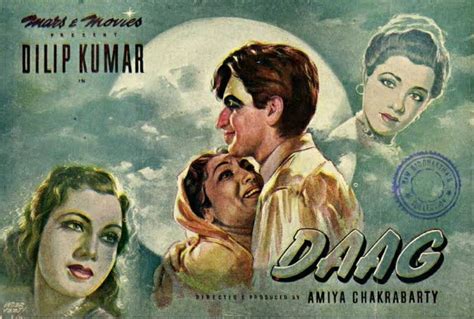 Daag (1952) Bollywood Movie Poster