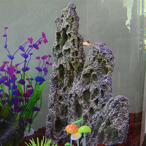 new arrival big size aquarium ornament fish tank decoration resin rockery 23*16*40cm-in ...