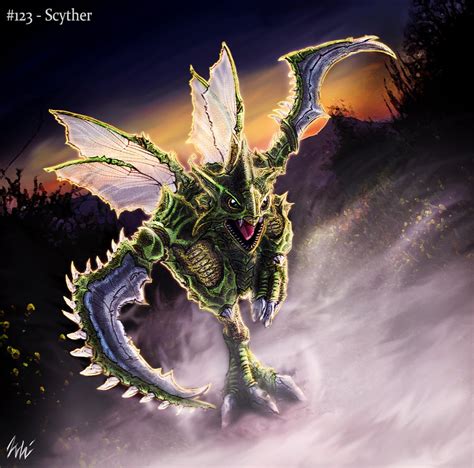 -Scyther- by JBoden on DeviantArt