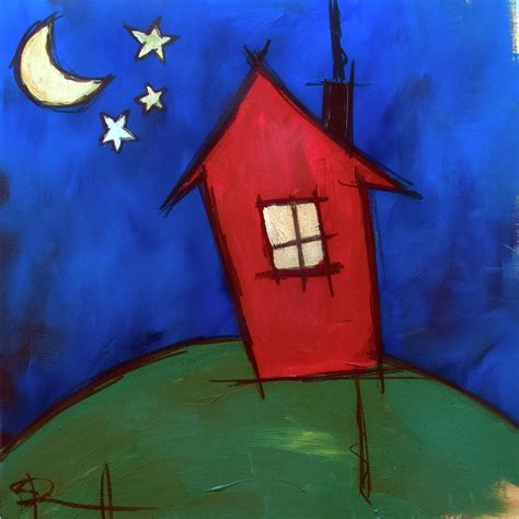 Big Red House Painting by Sean Parnell - Fine Art America