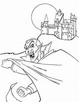 Dracula And Castle coloring Page  Download Print Or Color Online For Free sketch template