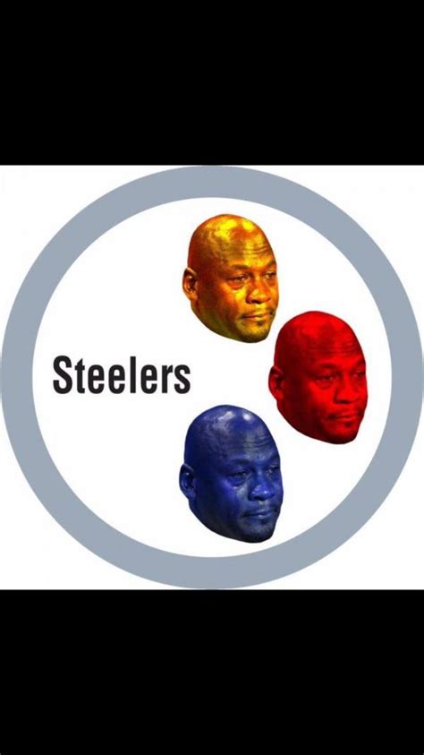 Crying Jordan Steelers Meme Steelers Meme, Pittsburgh Steelers, Dallas ...