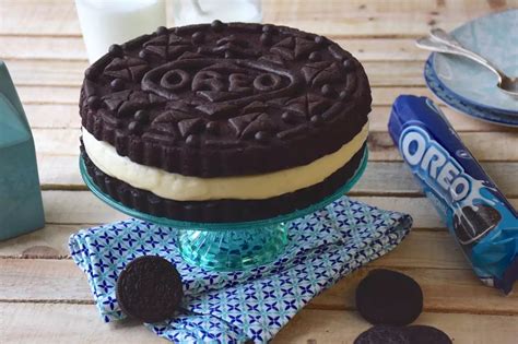 Giant Oreo cake without any special mould - Anne-Sophie - Fashion Cooking