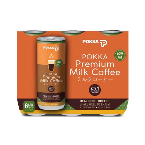 Pokka Premium Milk Coffee (6 x 240ml) | Shopee Singapore