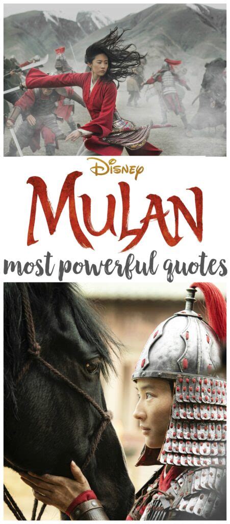 10 of the Most Powerful Quotes from Disney's Live Action Mulan - The ...