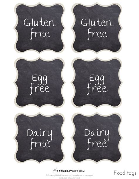 Chalkboard Buffet Food Labels {free printables} | Food labels printable ...