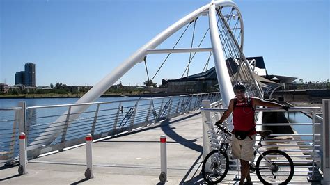 Tempe Town Lake Pedestrian Bridge, Tempe, AZ | Tempe town lake, Town ...