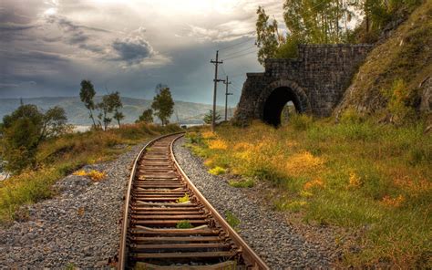 XS Wallpapers HD: Railway Line Wallpapers