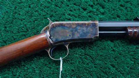 W3337 WINCHESTER MODEL 1890 PUMP ACTION RIFLE IN 22 SHORT CALIBER [M] - Merz Antique Firearms