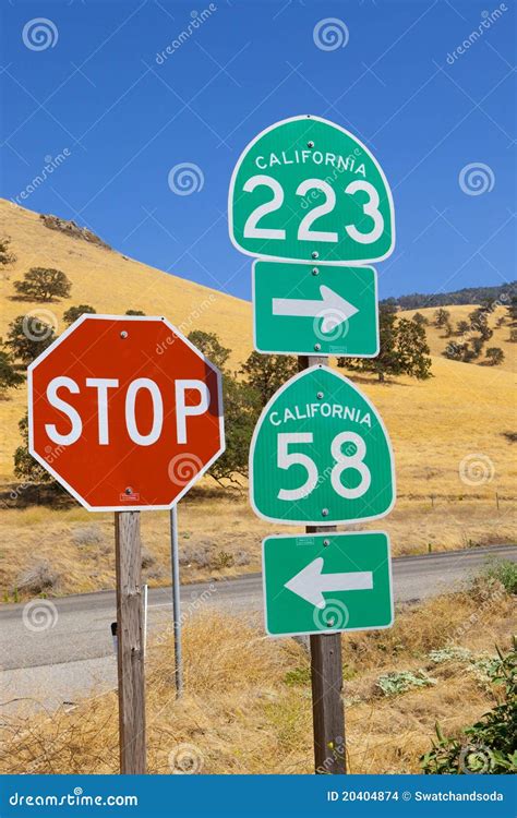 California Road Signs Stock Photography | CartoonDealer.com #20404874