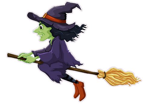 Halloween Wicked Witch Version 2 Wall Decor Decal | Nostalgia Decals Wall Decoration Stickers ...