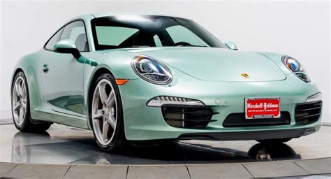 This 2012 Porsche 911 Carrera S Has The Same Radium Green Paint As The 356 | Carscoops