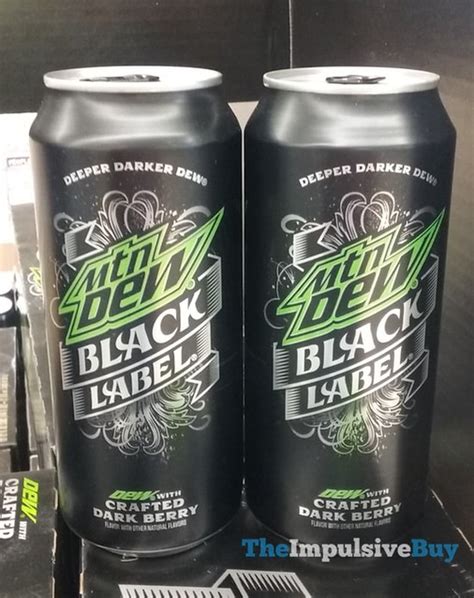 SPOTTED ON SHELVES: Mountain Dew Black Label - The Impulsive Buy