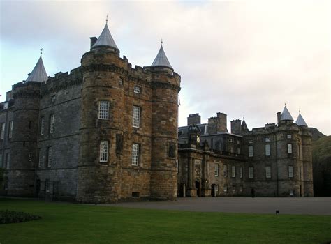 Palace of Holyroodhouse, or commonly Holyrood Palace, Edinburgh. The 16th century northwest wing ...