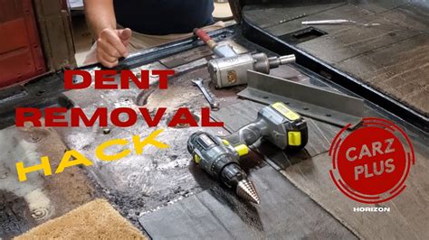 How to Remove Sheet Metal Dents in Minutes - How to Pull Dents from a Sheet Metal Surface - YouTube