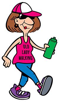 Old Lady Walking Store : why60miles.com