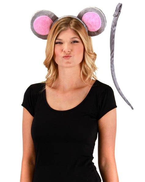 Mouse Ears and Tail Kit | Mouse costume, Mouse ears headband, Lilly's purple plastic purse