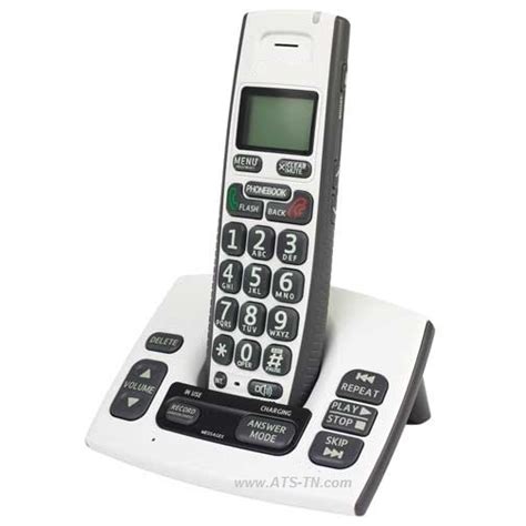 Big Button Cordless Phone with Answering Machine