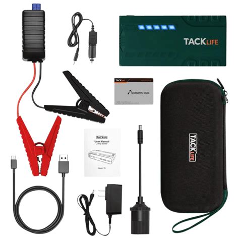 Meh: Tacklife T6 800 Amp Portable Jump Starter Kit