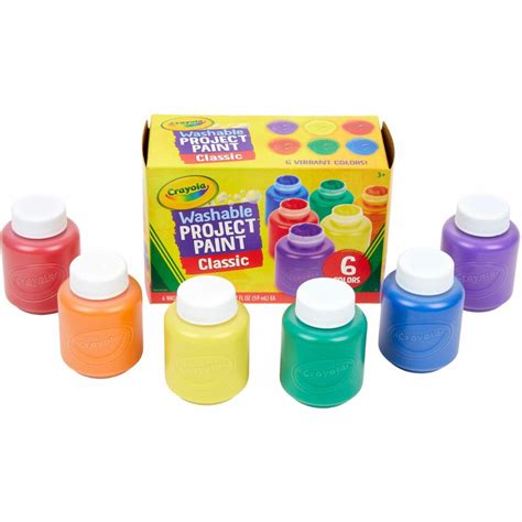 Wholesale School Supplies Crayola Washable Kid's Paint CYO541204