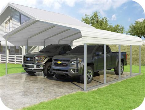 VersaTube 18x20x7 Classic Steel Carport Kit (CM018200070)