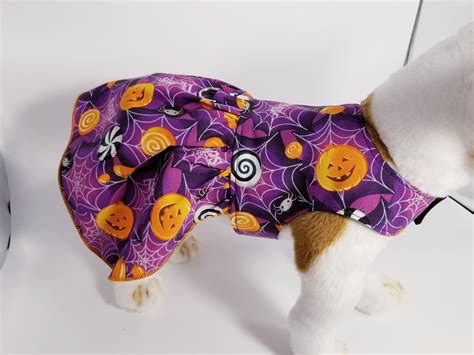 Purple Pumpkin Halloween Dog Cat Dress Dog Clothes Costume Pet | Etsy